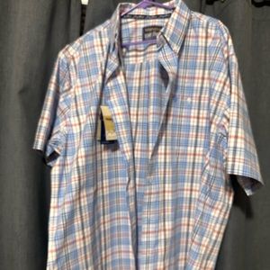 Men’s George Strait Wrangler short sleeve button up western shirt